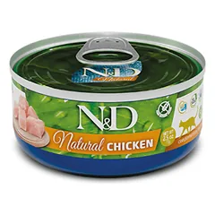 FARMINA N&D NATURAL – CAT Wet Chicken ADULT 70 g (pak.24)
