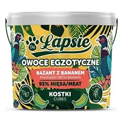 Lapsie Exotic Fruit Cubes Pheasant skanėstas šunims su fazaniena