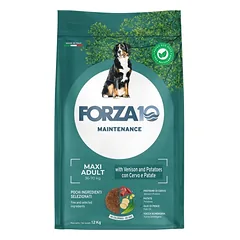 FORZA10 Maxi Adult Maintenance Venison Potato didelių veislių šunims 12 kg Trumpas galiojimo  laikas!