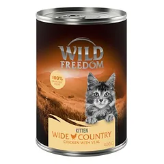 Wild Freedom Kitten drėgnas maistas kačiukams 12 x 400 g — 3 nuotrauka