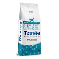 Monge Dry Cat Kitten 10 kg parduotuvėje akvanamai.lt