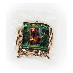 Sukti antienos ir menkės sumuštiniai REAL DOG Snacks 500g