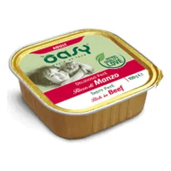 Oasy paštetas su jautiena suaugusioms katėms nuotrauka