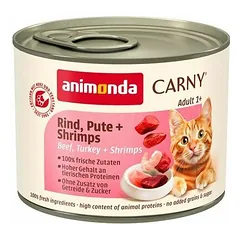 Animonda Carny Cat jautiena, kalakutas, krevetės 200 g