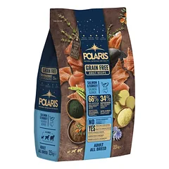 Sausas maistas šunims Polaris Dog Adult All Salmon & Turkey GF su lašiša ir kalakutiena, 2.5 kg