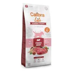 Calibra Life Dog Starter & Puppy Fresh Beef sausas maistas šuniukams iki 4 mėn., 12 kg