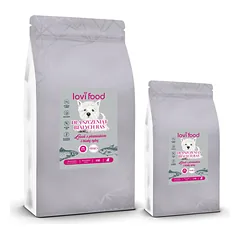Lovi Food Salmon with Pollock and White Fish - Grain-Free Food for White Breed Puppies - 2x