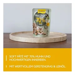 GimCat Near Nature drėgnas maistas katėms 16 x 85 g — 4 nuotrauka