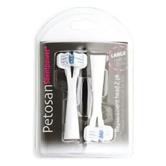 Petosan Replacement heads for the Silent Power Toothbrush for large dogs photo