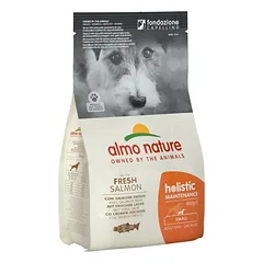 Almo Nature Holistic Maintenance XS/S Salmon sausasis maistas suaugusiems mažiems šunims su lašiša, 400 g