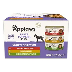 Applaws Taste Toppers drėgnas maistas šunims, ekonominė pakuotė 16 x 156 g — 5 nuotrauka