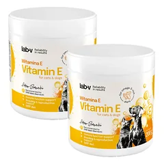 Lab-v Vitaminas E - natūrali ląstelių antioksidacinė apsauga 2x200 g