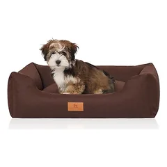 Knuffelwuff guolis šunims Lotte iš velūro su rankų darbo audinio išvaizda, Mažiems 5–10 kg — 5 nuotrauka