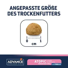 Advance Veterinary Diets Atopic su upėtakiu, sausas maistas šunims, 3 - 4,9 kg — 5 nuotrauka