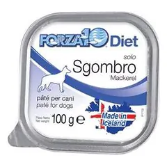 Forza 10 Solo Diet Mackerel drėgnas maistas alergiškiems šunims, 100 g nuotrauka
