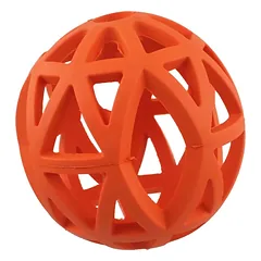 Dog Fantasy skylėtas patvarus oranžinis kamuoliukas – 12,5 cm