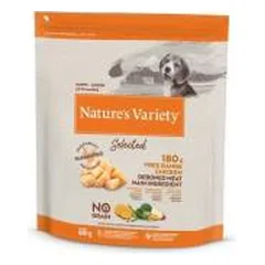 Nature's Variety Selected Puppy-Junior Chicken begrūdis, sausas maistas šuniukams, 0,6 kg