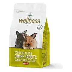 Maistas jauniems dekoratyviniams triušiams Wellness 1 kg