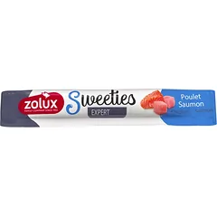 ZOLUX SWEETIES kreminis skanėstas šunims su lašiša ir vištiena 14 g photo