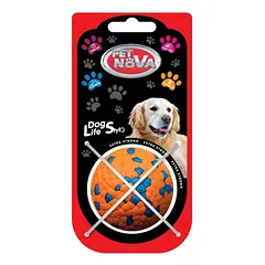 PET NOVA Strong ball kietas kamuoliukas 6cm (plūduriuoja)