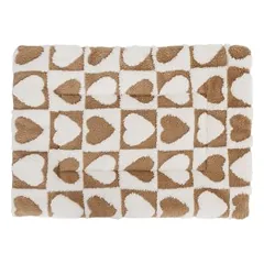 Nobleza rudas gultas su širdelėmis šunims, 70x55 cm — 3 nuotrauka