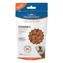 FRANCODEX Skanėstai su vitaminu C jūrų kiaulytėms 50 g nuotrauka