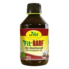 CdVet Fit-BARF ekologiškas kanapių riešutų aliejus, 250ml — 2 nuotrauka