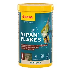 Sera Vipan Nature dribsnių pagrindinis maistas dekoratyvinėms žuvytėms, 1000 ml (210 g)