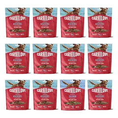 CARNILOVE Dog Crunchy Snack Mackerel 12x200g traškūs skanėstai su skumbre suaugusiems šunims