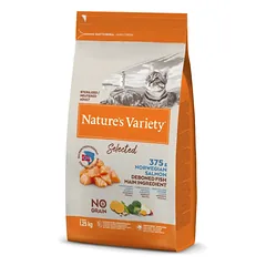 Nature’s Variety Selected sausas maistas sterilizuotoms katėms su norvegiška lašiša 1.25 kg