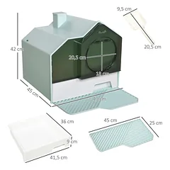 Katinų tualetas 47 × 45 × 42 cm — 3 nuotrauka