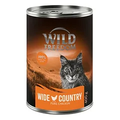 Wild Freedom Adult drėgnas maistas katėms, ekonominė pakuotė 24 x 400 g, Cold River - Lachs & Huhn — 2 nuotrauka