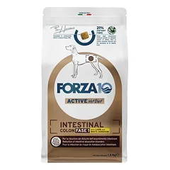 Forza10 Intestinal Colon Active 1. Fazė sausas dietinis maistas suaugusiems šunims su lėtiniu kolitu, 1.5 kg