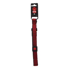 Active Dog Leash Strong L raudona nailono pavadė dideliems šunims su atspindinčia gija, 2.5×120 cm — 5 nuotrauka