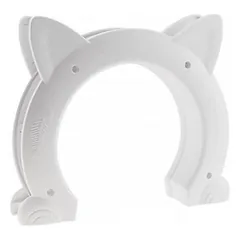 Integrierte weiße Katzenklappe Innenbereich, ABS-Katzenklappe Innenbereich