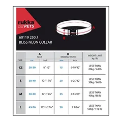 Rukka® Bliss Neon antkaklis, geltonas, Dideliems 26–45 kg — 2 nuotrauka