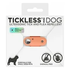 Tickless Mini Dog ultrasonic flea & tick repellent (peach)