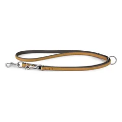Das Lederband Hunde Führleine Amsterdam Caramel/Lava