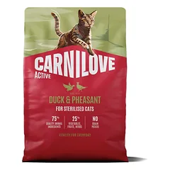 Carnilove Active Cat – antiena ir fazanas, skirta sterilizuotiems suaugusiems katėms, 2 kg