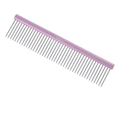 Madan profesionalus lengvas šukos 19 cm - profesionalios, lengvos šukos su aliuminio rankena, 3 mm atstumas tarp dantukų, Fioletowy / 3,5cm — 5 nuotrauka