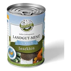 Bellfor Hundefutter Nass mit Insekten für Welpen - Landgut-Menü Junior