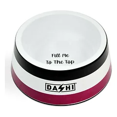 Dashi Stripes Purple & Black Dubenėlis - melamino dubuo šunims ir katėms