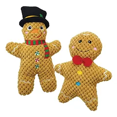 Nobby pliušinis žaislas šuniui xmas, sausainiukas, 20+22cm