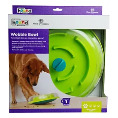 Nina Ottosson Wobble Bowl - edukacinis žaidimas ir lėto maitinimo dubuo šunims, lygis, 1 — 2 nuotrauka