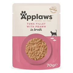 Applaws Tuna Fillet With Pacific Prawn konservai suaugusiems katėms su tuno filė ir krevetėmis, 70 g