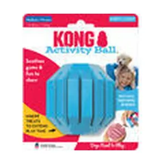 KONG žaislas šuniukams Puppy Activity Ball, vidutinis, įvairių spalvų — 2 nuotrauka