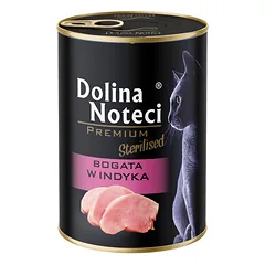 DOLINA NOTECI Premium Sterilisedc Turtingas kalakutiena katėms po sterilizacijos 400 g