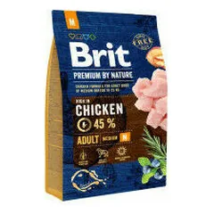 BRIT PREMIUM By Nature Adult M, sausas maistas šunims 3 kg — 3 nuotrauka