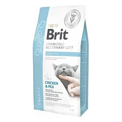 Brit Veterinary Diets Cat Obesity sausas maistas katėms su antsvoriu, 5 kg