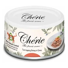 Cherie Cat Tuna Topping Shrimp in Gravy Hairball Control 80 g